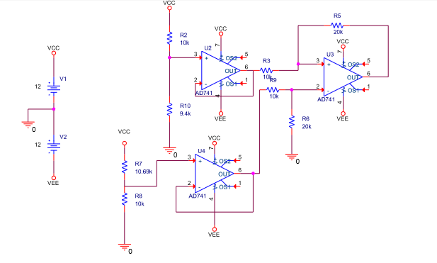 Figura 34-Esquema representativo da malha de realimentação-obtido no sofware orcad